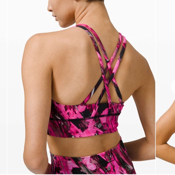 • Lululemon • Energy Bra Long Line *Medium Support, B–D Incentive Refresh Multi - Picture 2 of 4